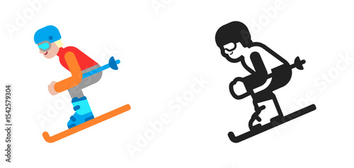 Snowboarder Red