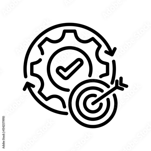 Effective line icon