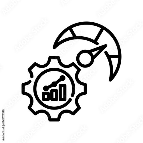 Performance Metrics line icon