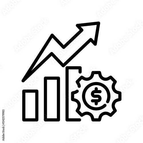 Production Efficiency line icon