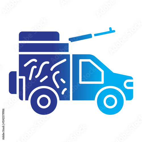military vehicle icon