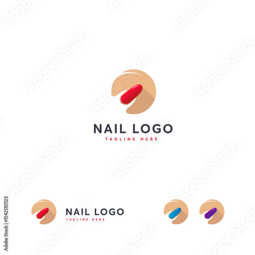 Modern nail  design.