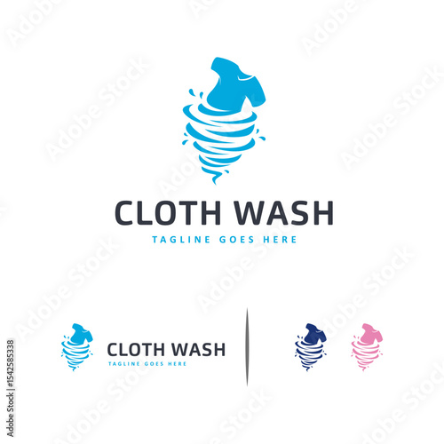 A  design for a clothing wash service.