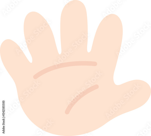 open hand gesture icon