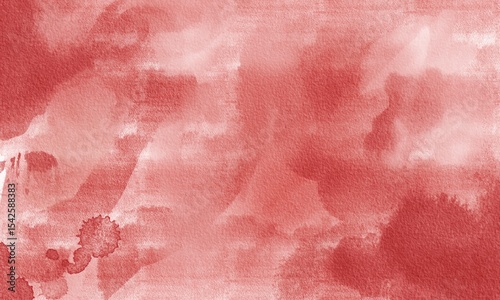 Watercolor background. Abstract texture for card, flyer, poster or cover design. Watercolour banner. Stucco. Wall. Brushstrokes and splashes. Painted template for design.