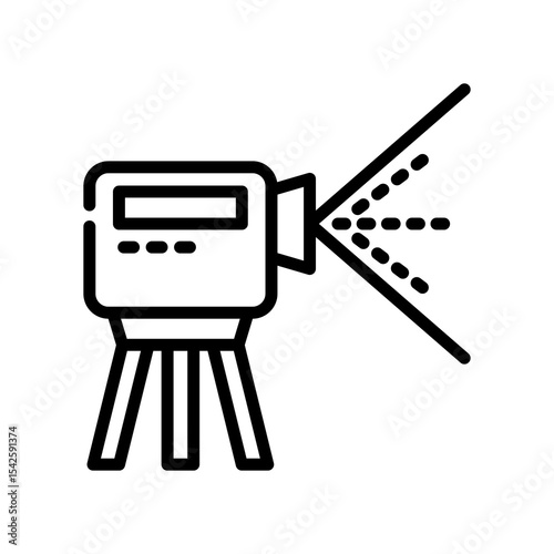 Gallaser Scanningang line icon