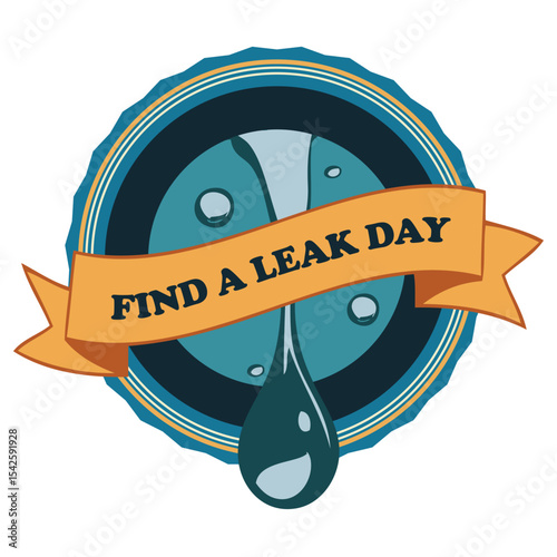Sticker for Find a Leak Day