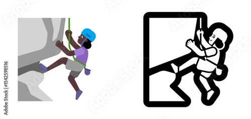 Rock Climber Purple Dark