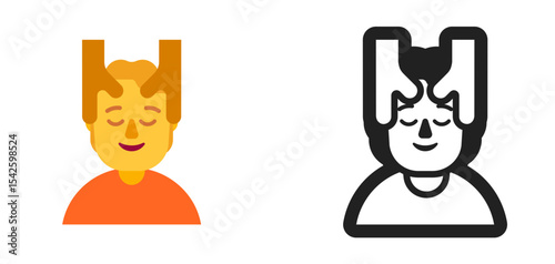 Person Getting Massage Orange
