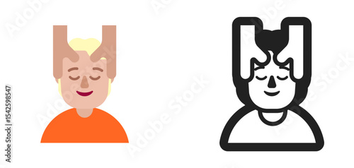 Person Getting Massage Light Orange