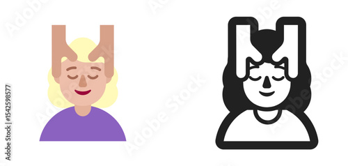 Person Getting Massage Light Purple