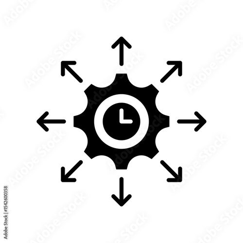 Capacity Planning glyph icon