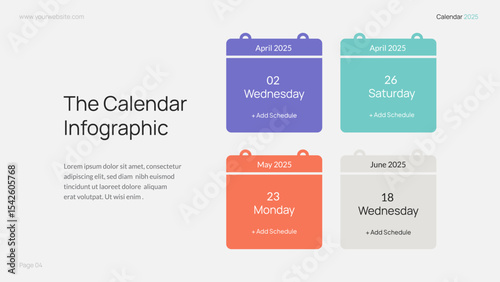 2025 Calendar Infographic