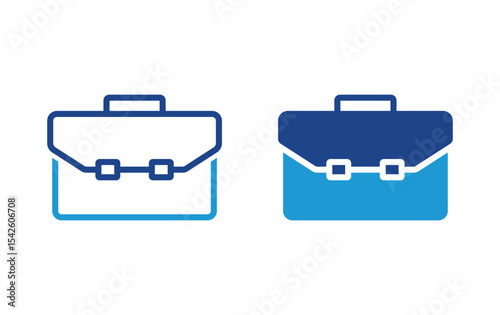 Briefcase icon, Briefcase sign vector	