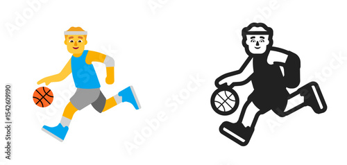 Basketball Player Blue
