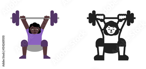 Weight Lifter Dark Purple