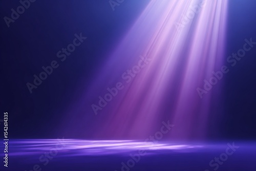 Digital Image: Purple Spotlight on Dark Surface