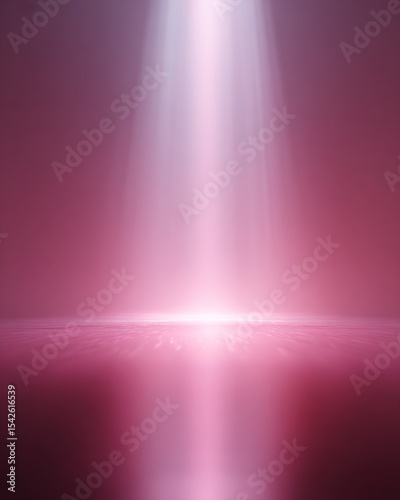 Pink Gradient Background with Central Light Beam