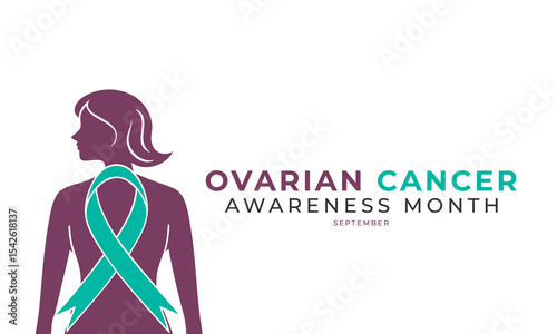 Ovarian Cancer Awareness Month. Ovarian Cancer concept Design.