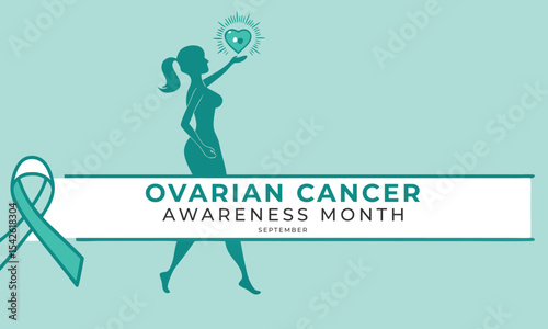 Ovarian Cancer Awareness Month. Ovarian Cancer concept Design.