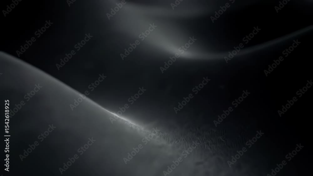 Abstract dark waves create an elegant and smooth background with subtle texture and a fluid pattern.