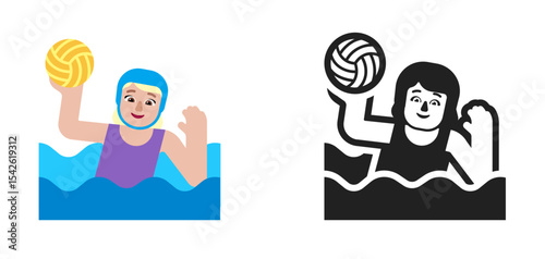 Water Polo Player Light Purple