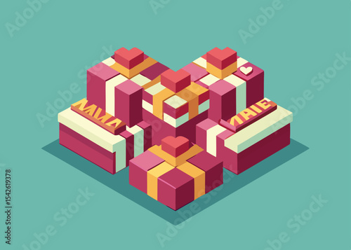 3d gift vector