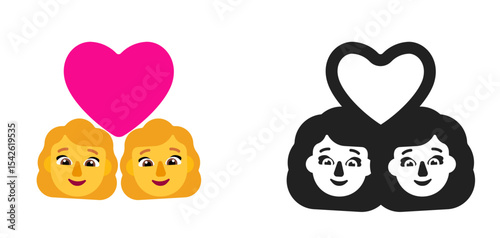 Couple with Heart Mixed 2