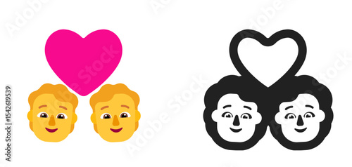 Couple with Heart Mixed 4