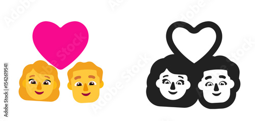 Couple with Heart Mixed 1