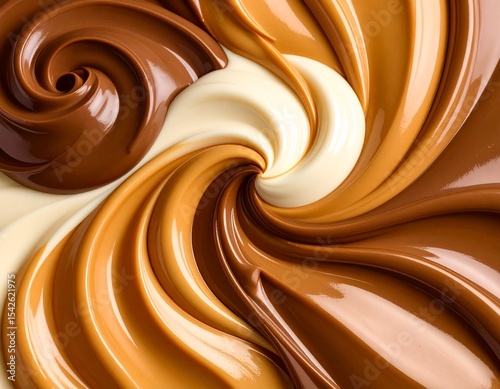 chocolate swirl background
