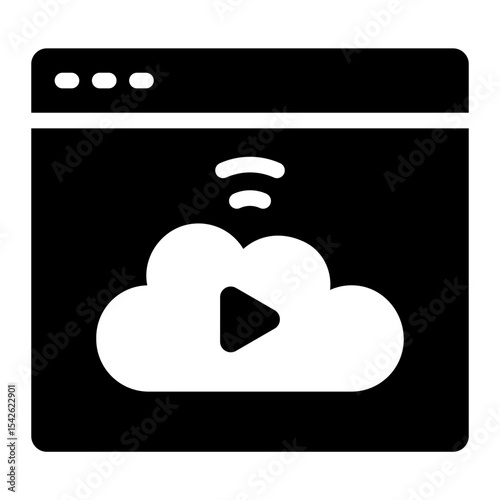 media player in browser cloud interface