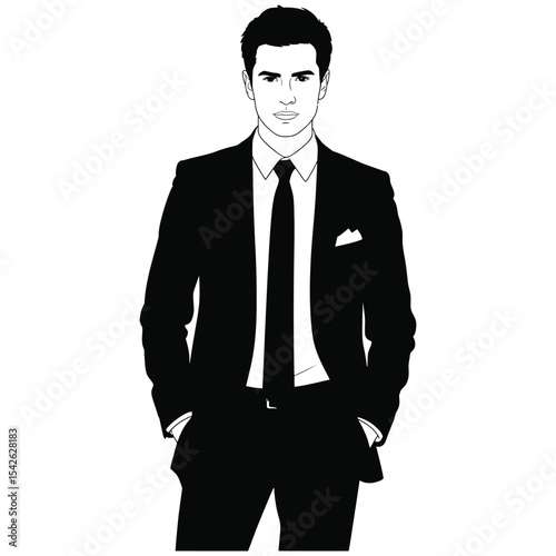 business man silhouette