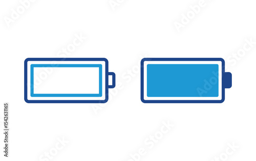 Full Battery icon. battery sign vector	