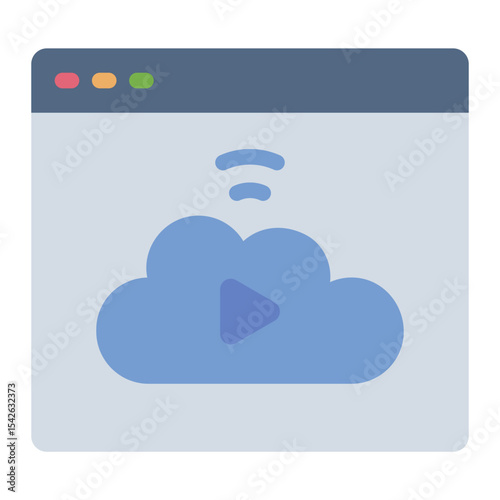 media player in browser cloud interface