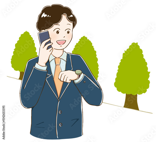 An office worker　働く男性