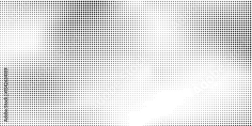 Vanishing polka dot background. Repeating dots gradation pattern. Dotted halftone gradient texture abstract