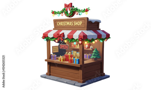 christmas shop sign