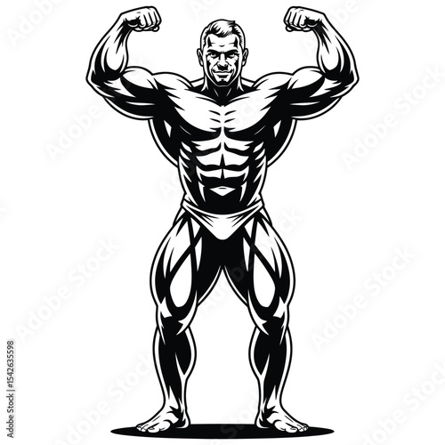 muscular male body