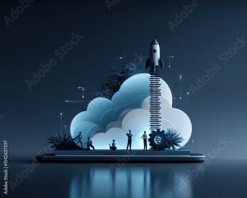 Cloud-based startup