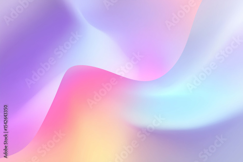 Pastel colors creating smooth waves in abstract background