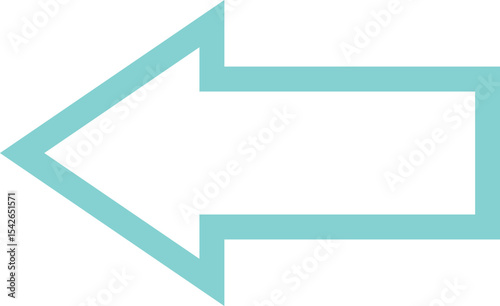 Arrow left icon -1- frame - green