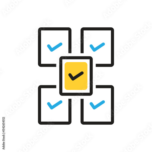 Multi color icon for every