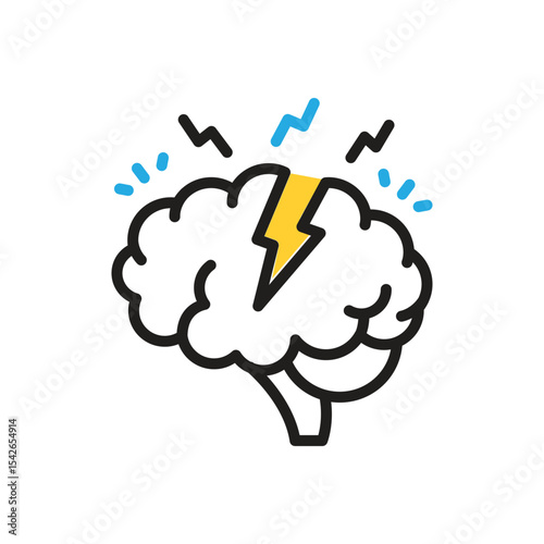 Multi color icon for stress