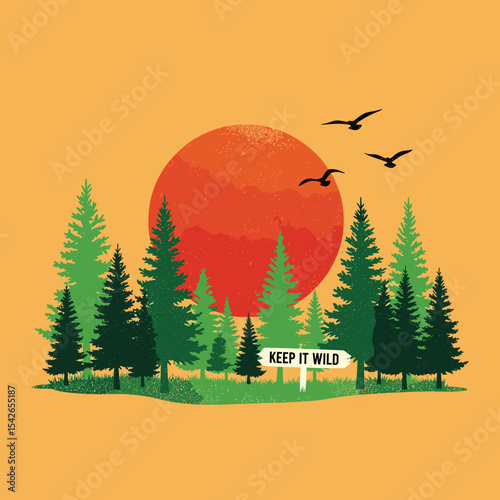 autumn winter t-shirt design. mountain tee prints. campfaire outdoors vintage artwork. Outdoors graphics for adventure. explore more relax zone slogan