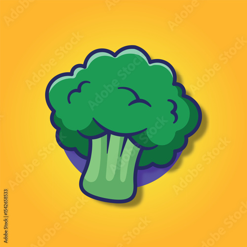 BROCCOLI VECTOR ILLUSTRATION