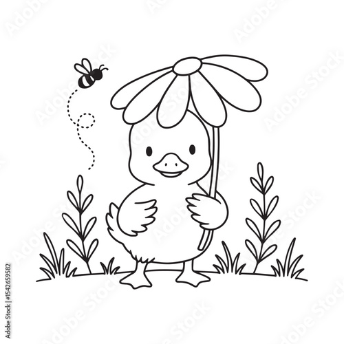 Daisy Baby Duck Plotter svg