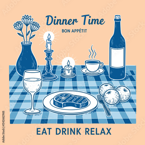 Dinner time Painting graphics, Waffles hand sketch. Delicious waffle t shirt design. Food slogan design. Hand drawn lettering design. 