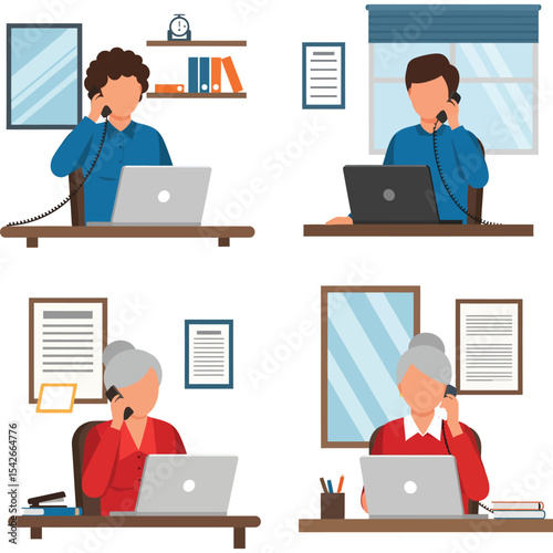 Customer Service Representatives and Telemarketing Agents.