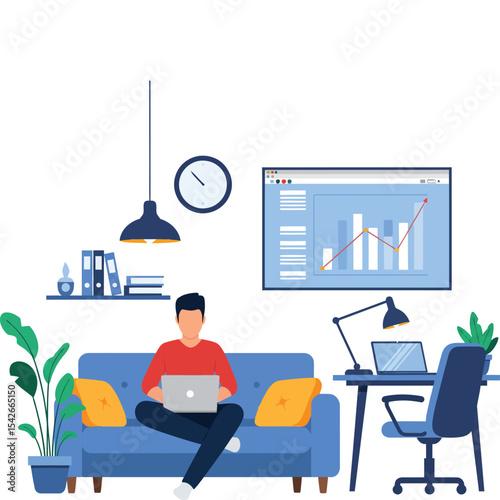 Flexible Home Office Setup for Business and Productivity.